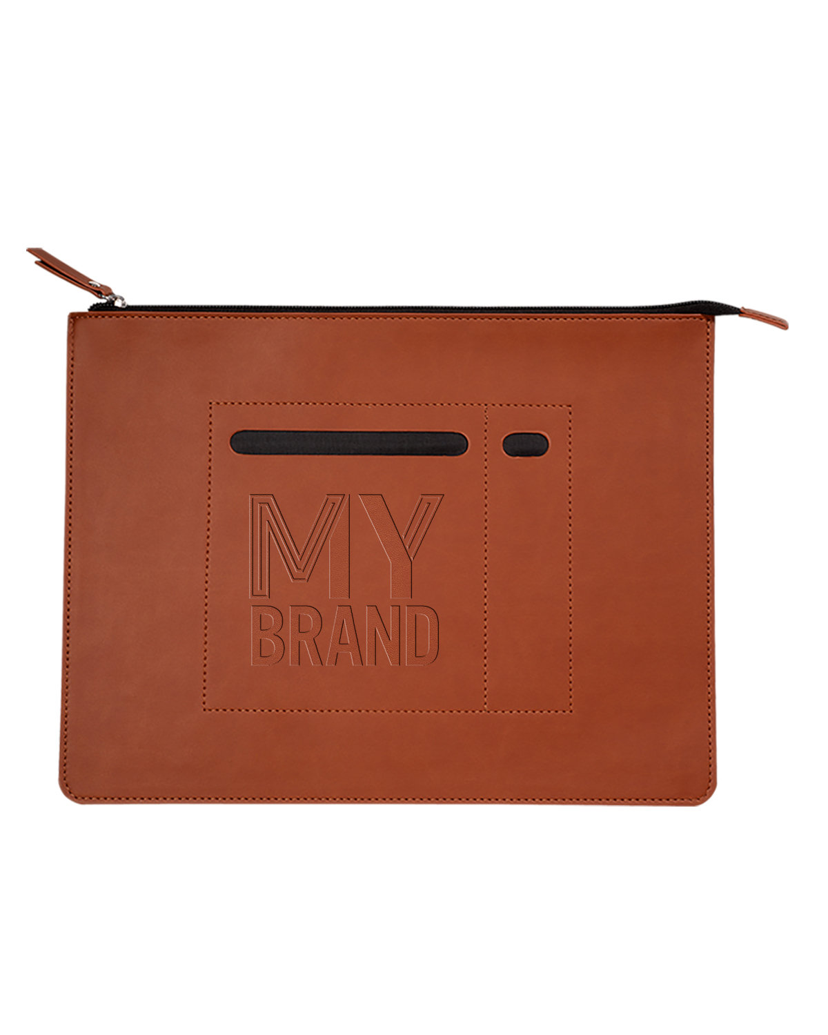Picture of Italian Thermo PU Zip File Folder.