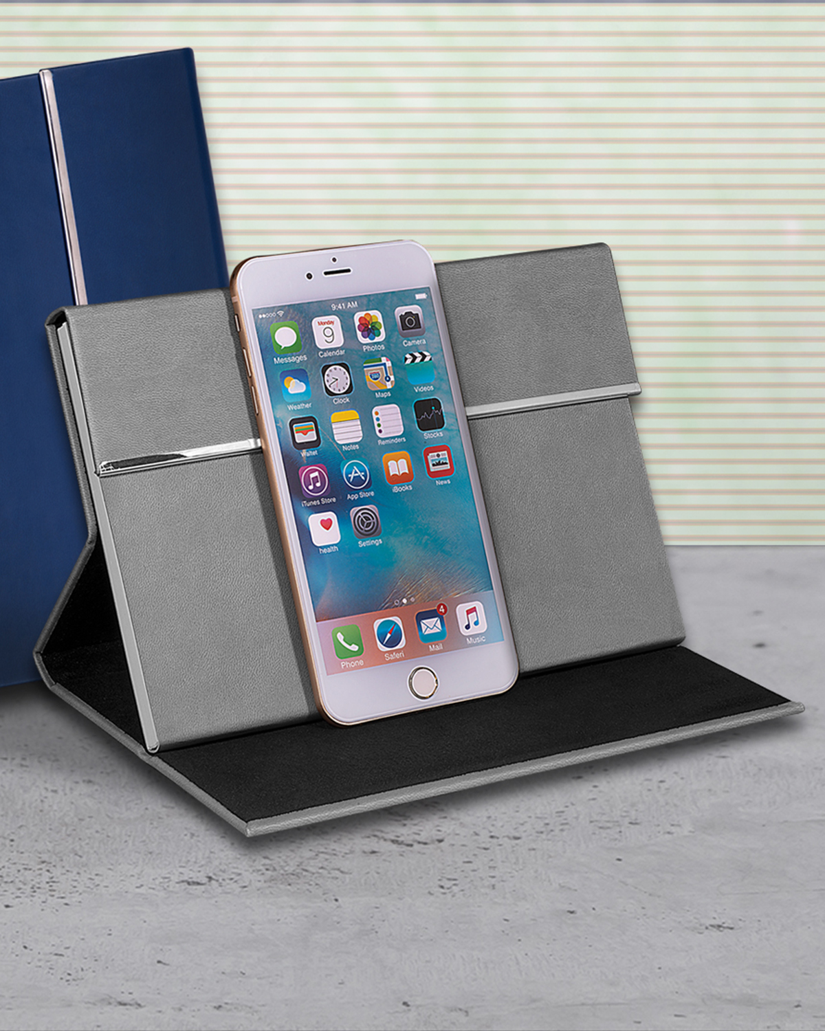 Picture of Tuscany Journal With Device Stand Cover.