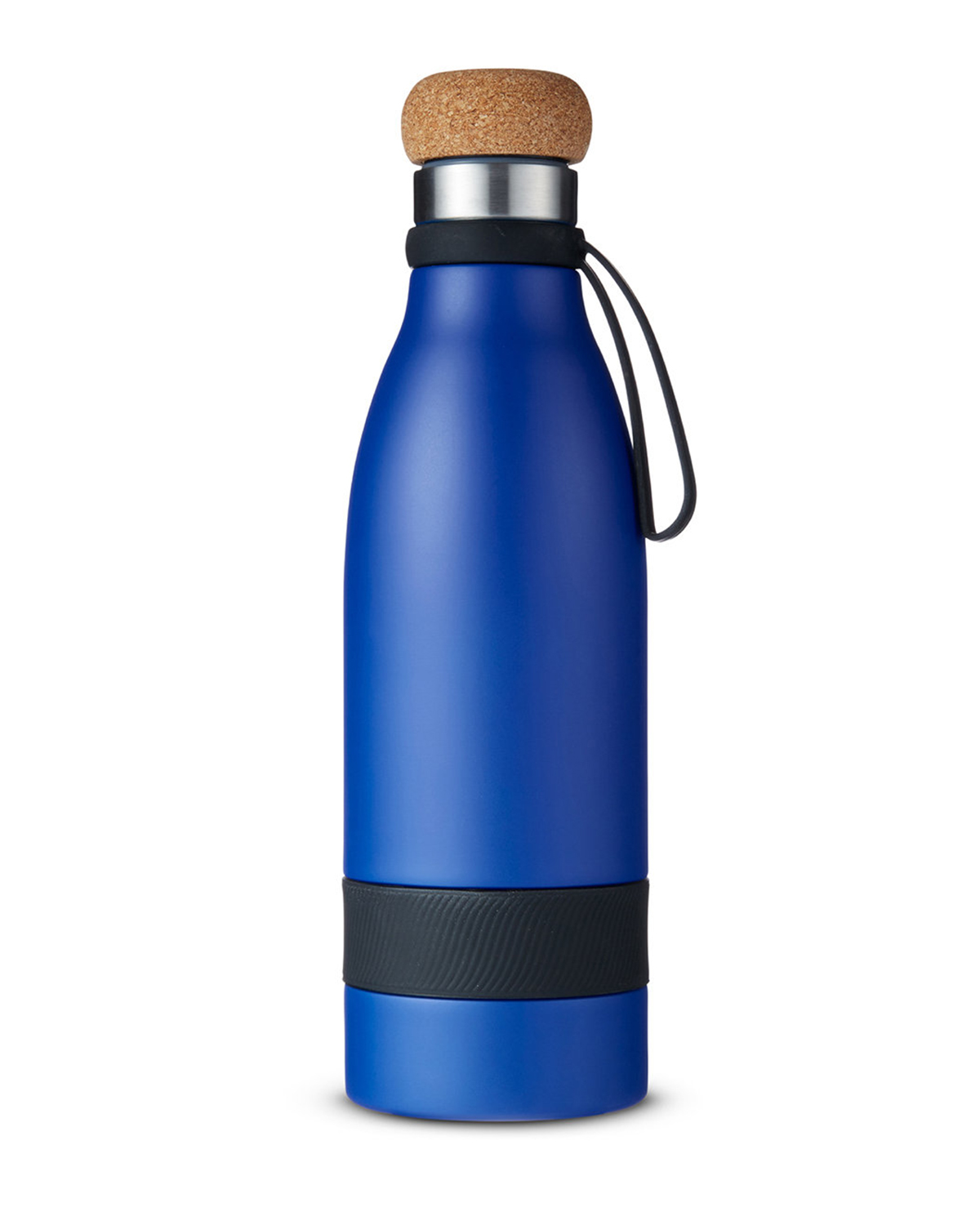 Picture of 19 oz. Double Wall Vacuum Insulated Bottle With Cork Lid.