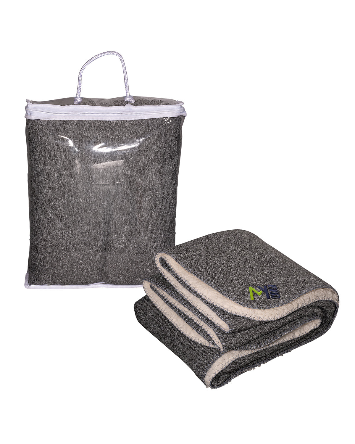 Picture of Thick Needle Sherpa Blanket.