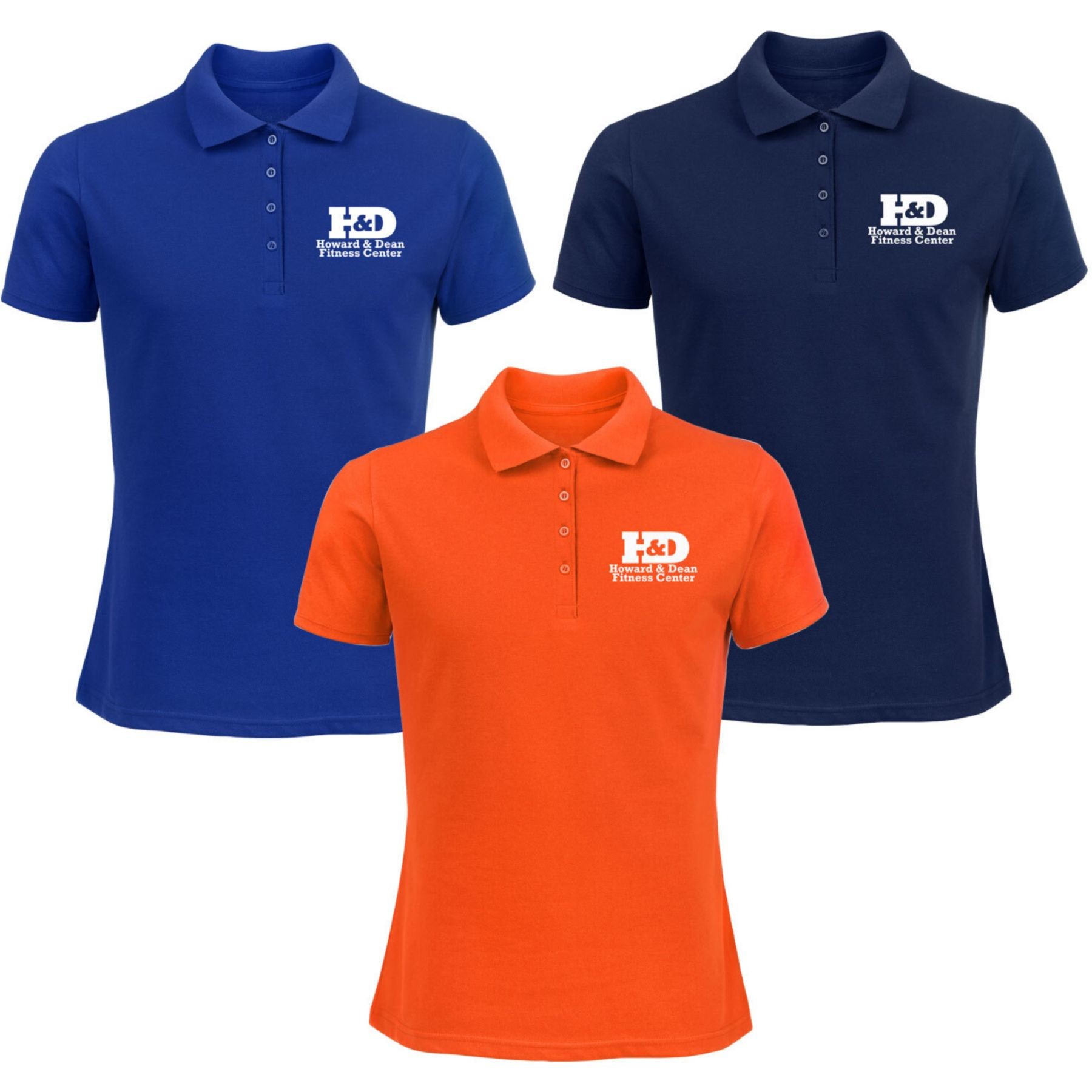 Picture of Screen Printed Ladies 50/50 Polo Shirt