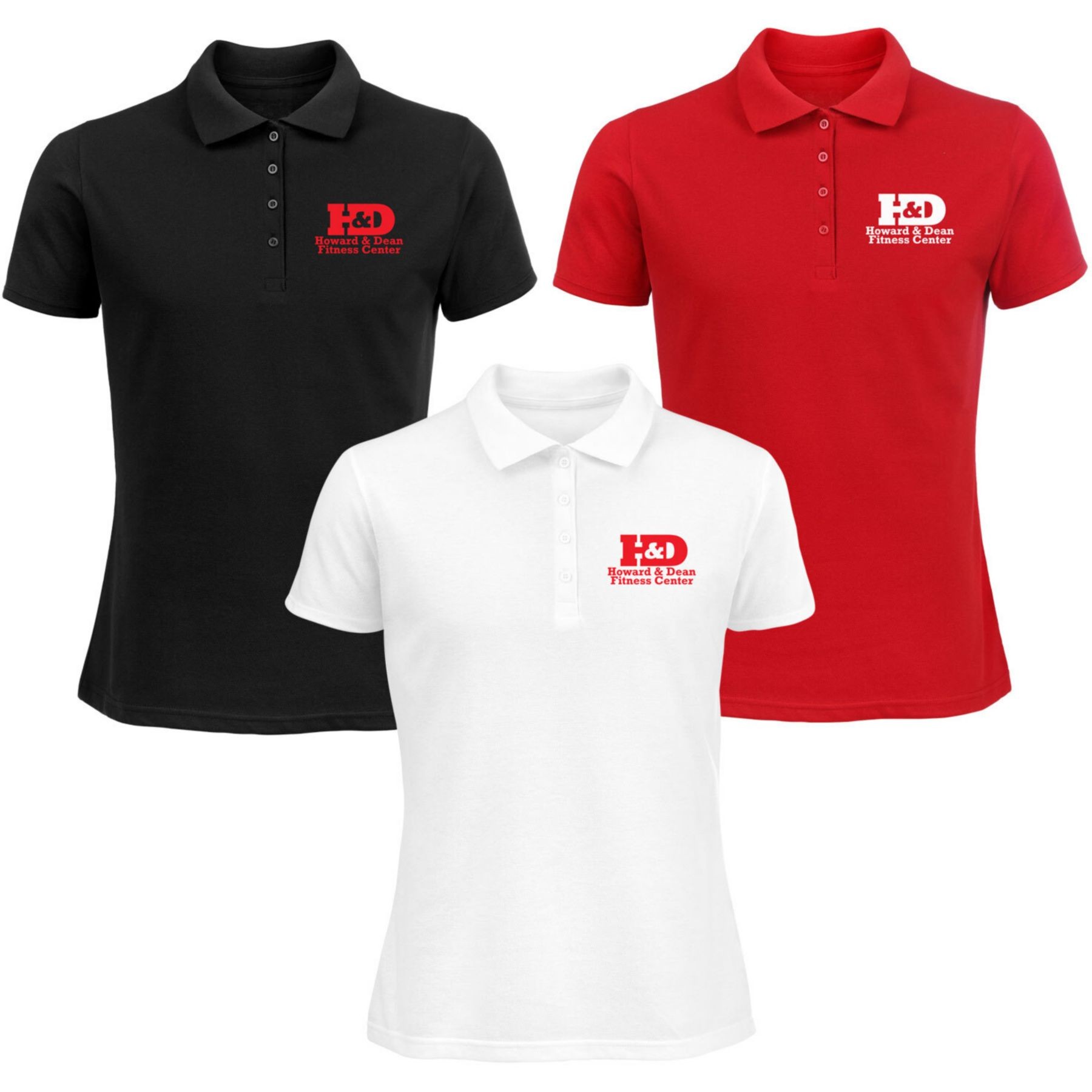 Picture of Screen Printed Ladies 50/50 Polo Shirt