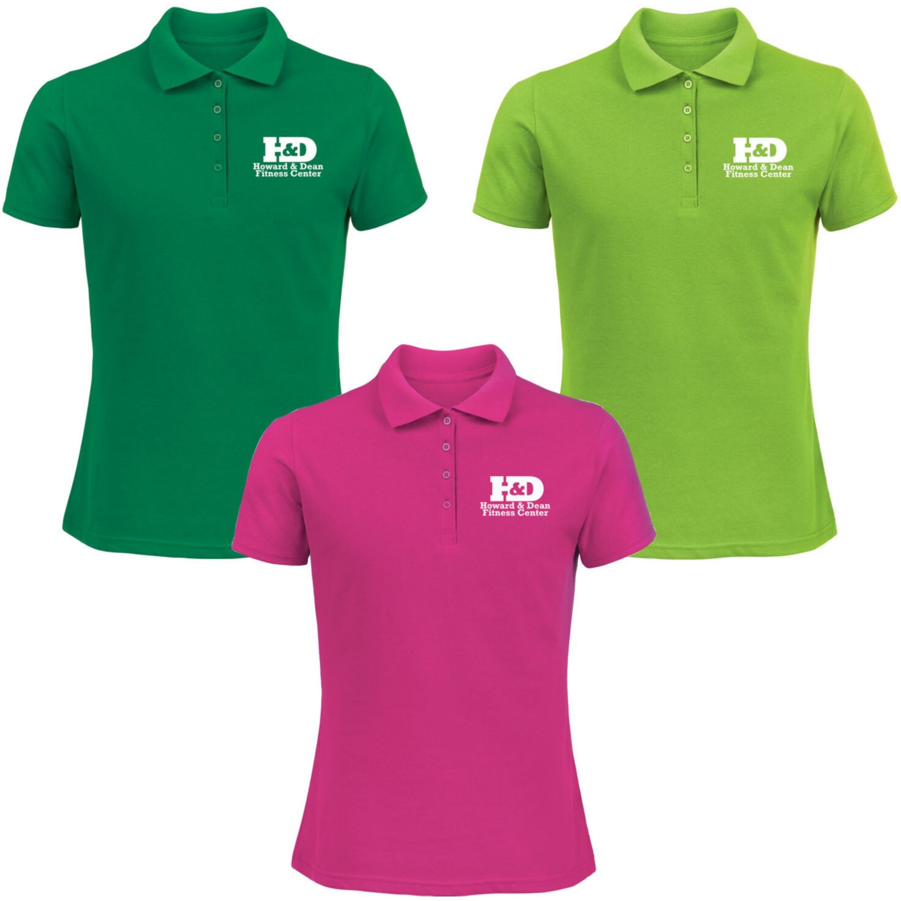 Picture of Screen Printed Ladies 50/50 Polo Shirt