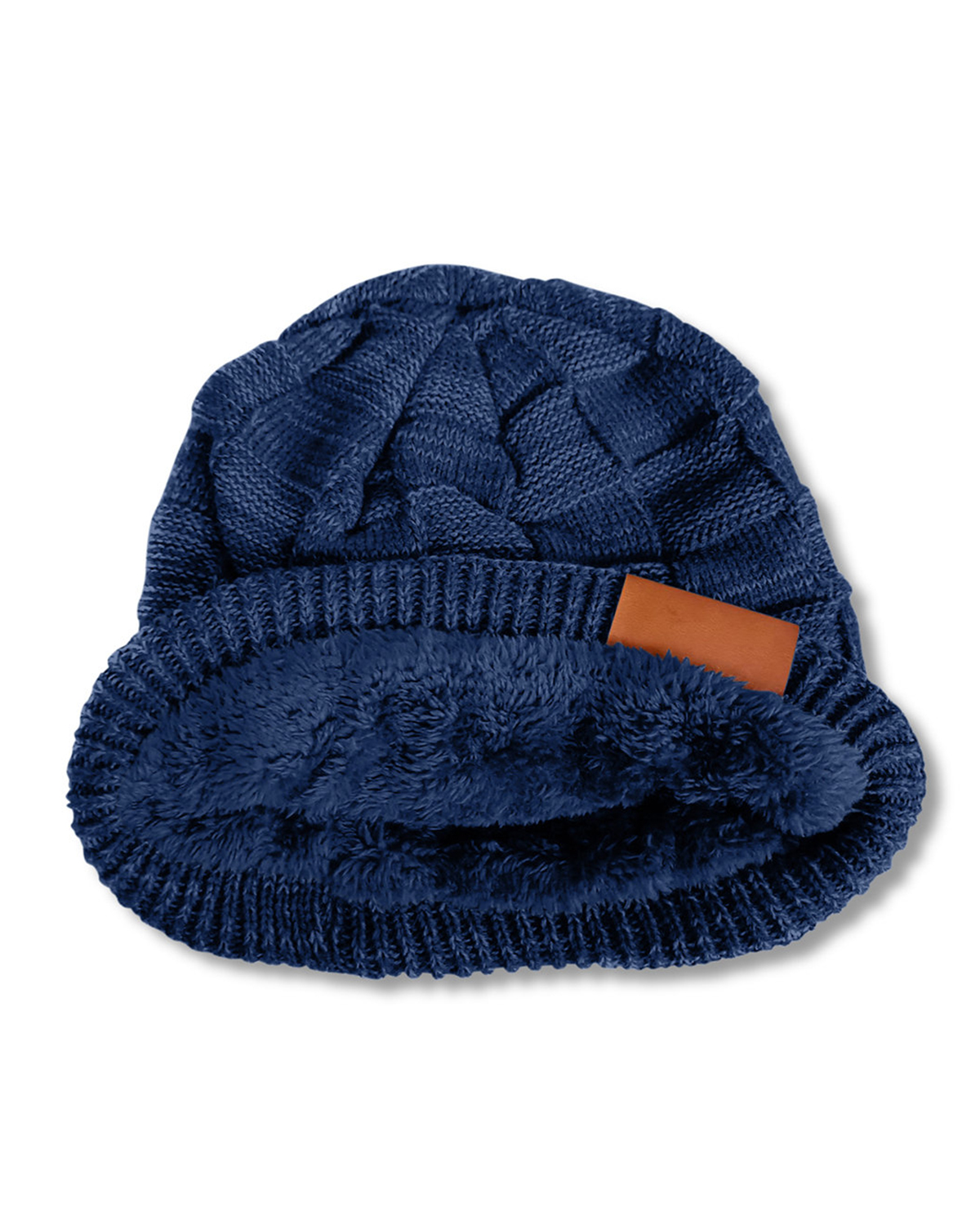 Picture of Fuzzy Lining Slouchy Beanie.