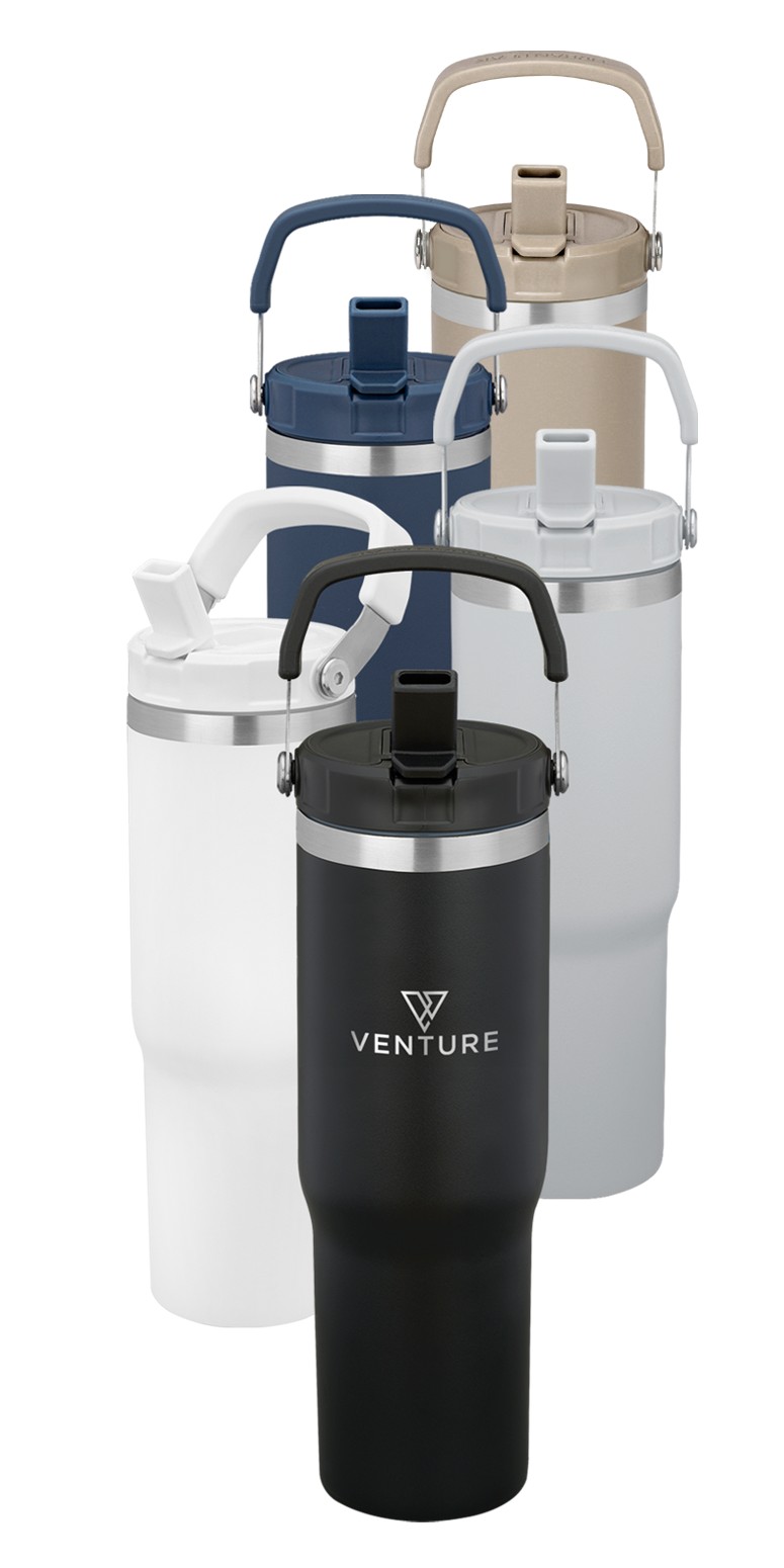 Picture of 28oz Urban Peak Pinnacle Flip Straw Tumbler