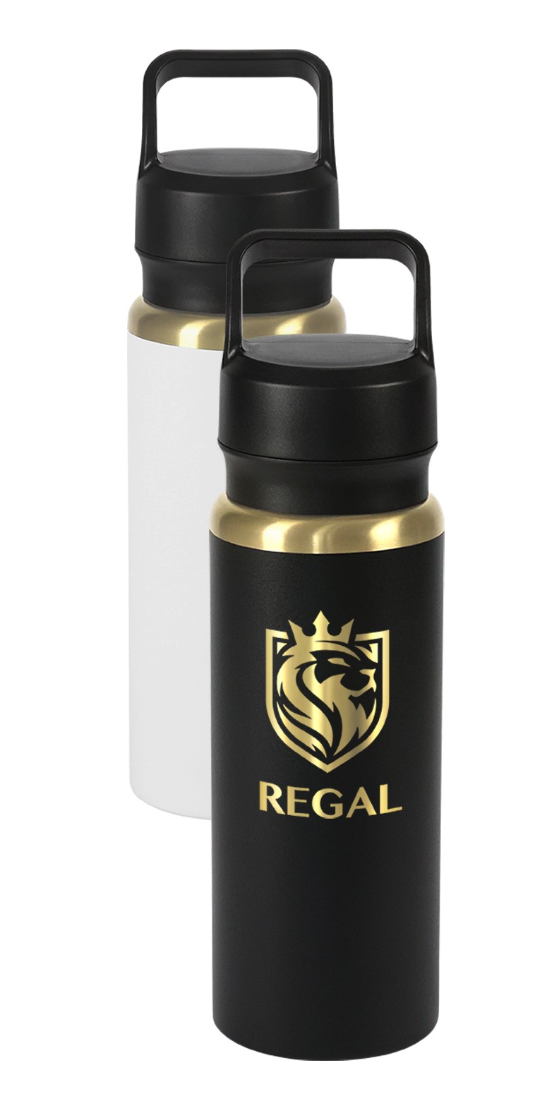 Picture of 28oz Urban Peak Dual Top Gold Water Bottle
