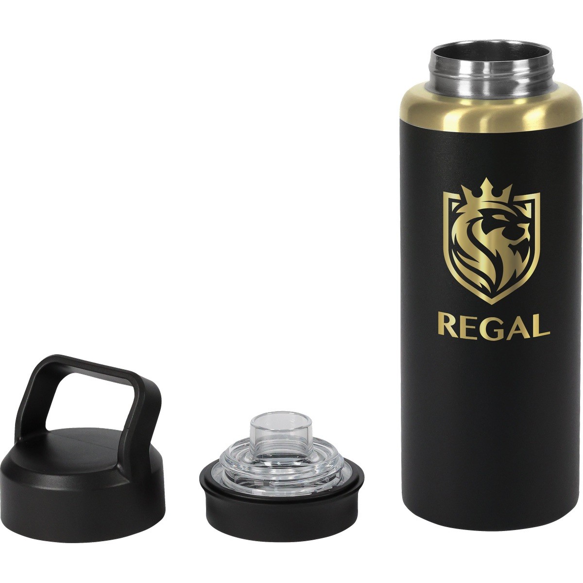 Picture of 28oz Urban Peak Dual Top Gold Water Bottle