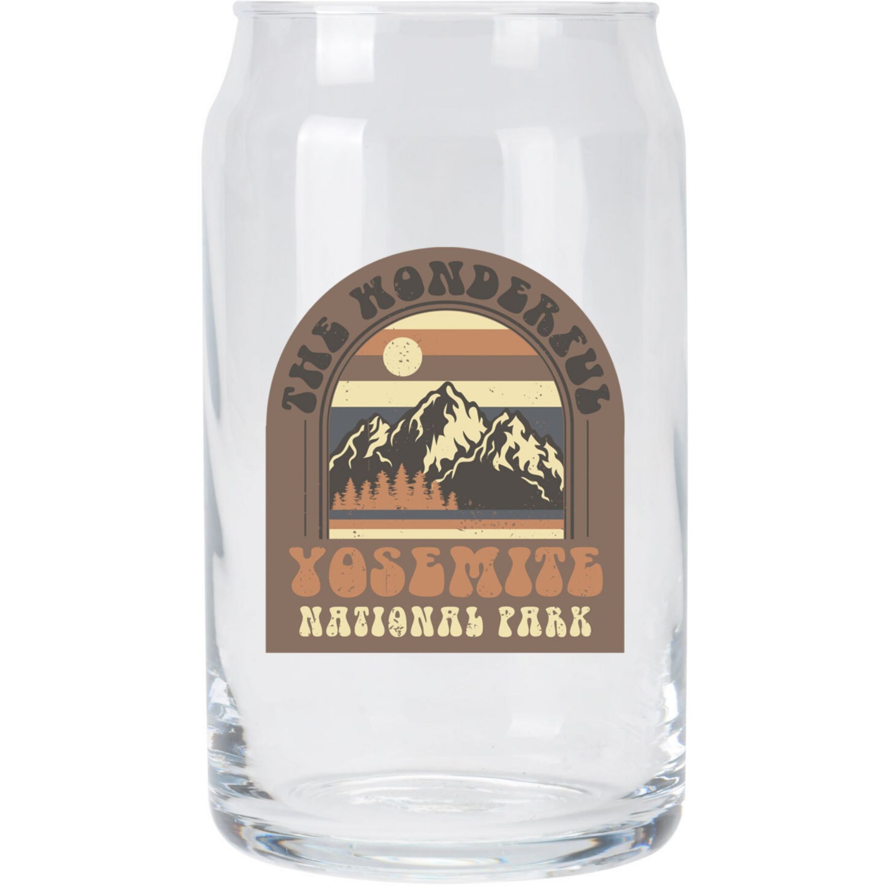Picture of Full Color Can Shape Glass 16oz