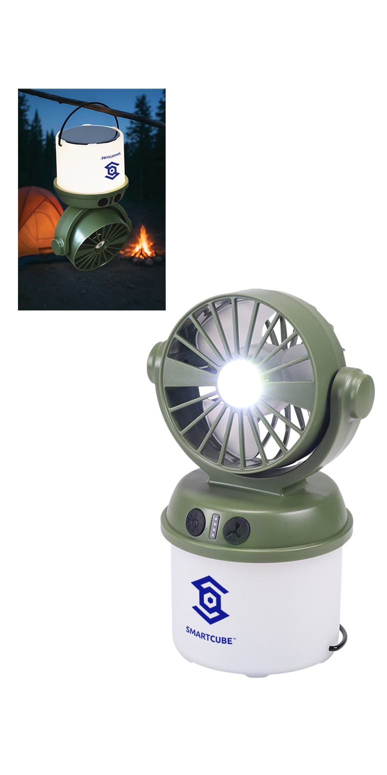 Picture of Rechargeable 3W COB Lantern with Fan
