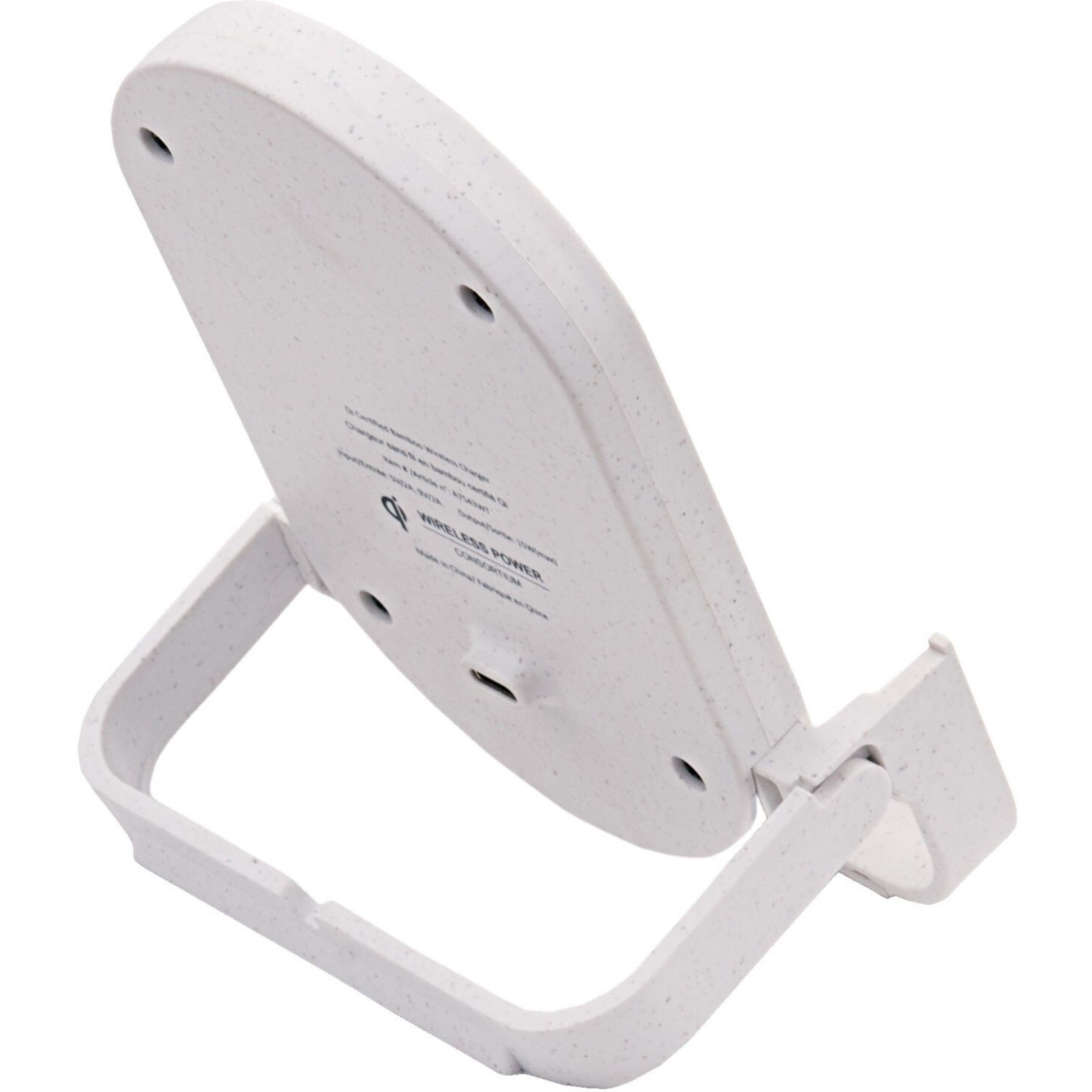 Picture of Qi Certified Bamboo Phone Charger Stand