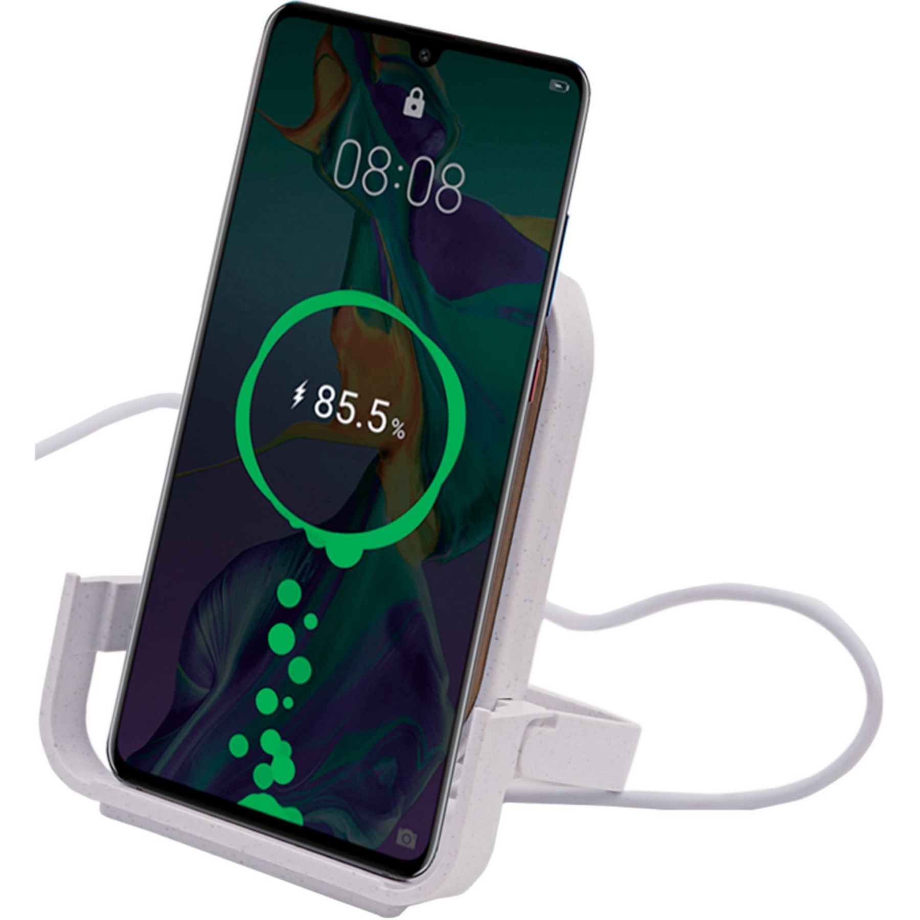 Picture of Qi Certified Bamboo Phone Charger Stand