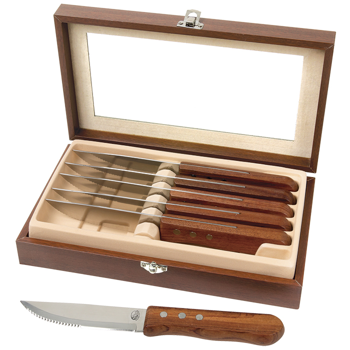 Picture of Niagara Cutlery Rosewood 6-Piece Steak Knife Set