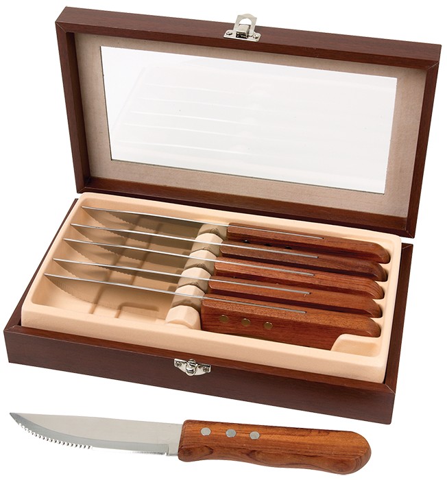 Picture of Niagara Cutlery Rosewood 6-Piece Steak Knife Set