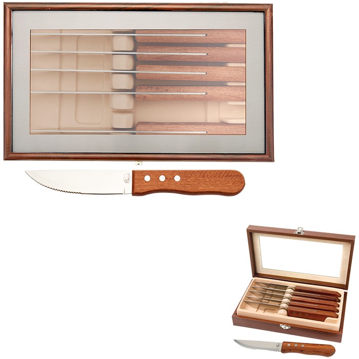 Picture of Niagara Cutlery Rosewood 6-Piece Steak Knife Set
