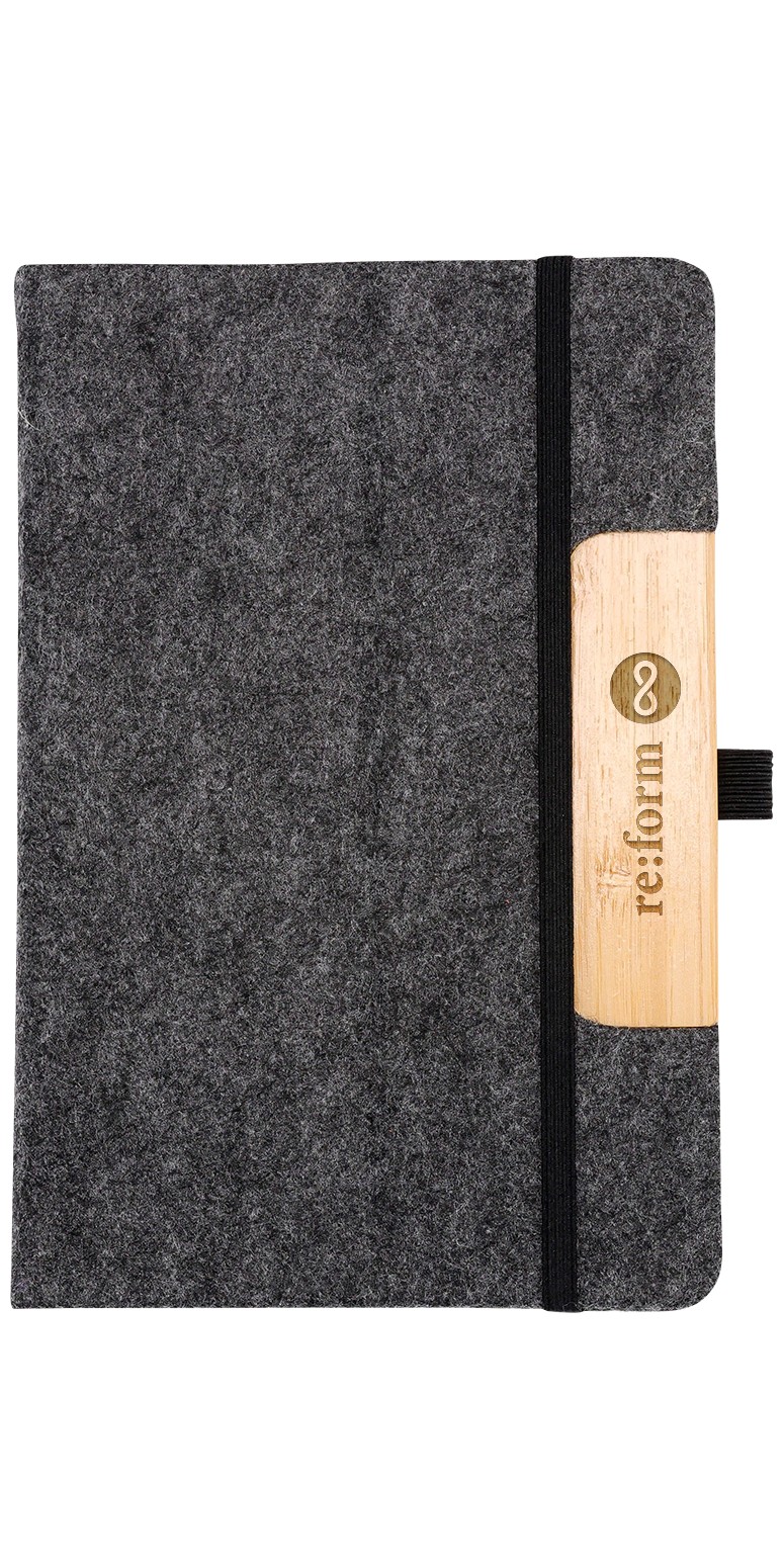 Picture of EarthTrendz 5.58.25 Felt Notebook