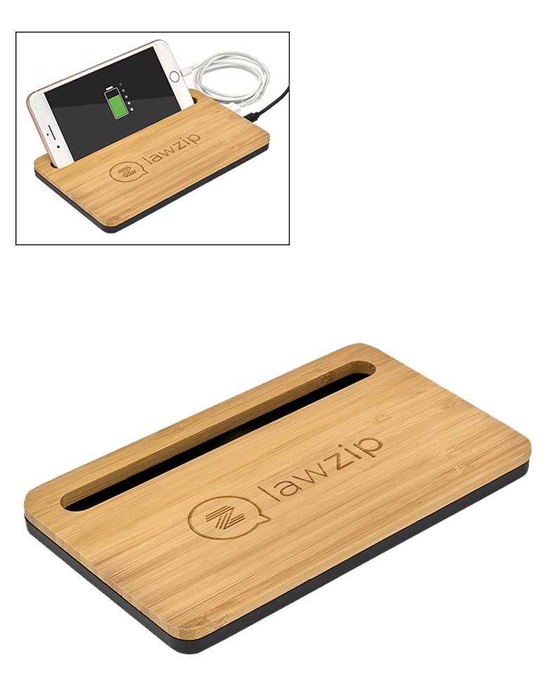 Picture of 5W Bamboo Desktop Wireless Charger