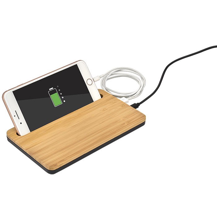 Picture of 5W Bamboo Desktop Wireless Charger