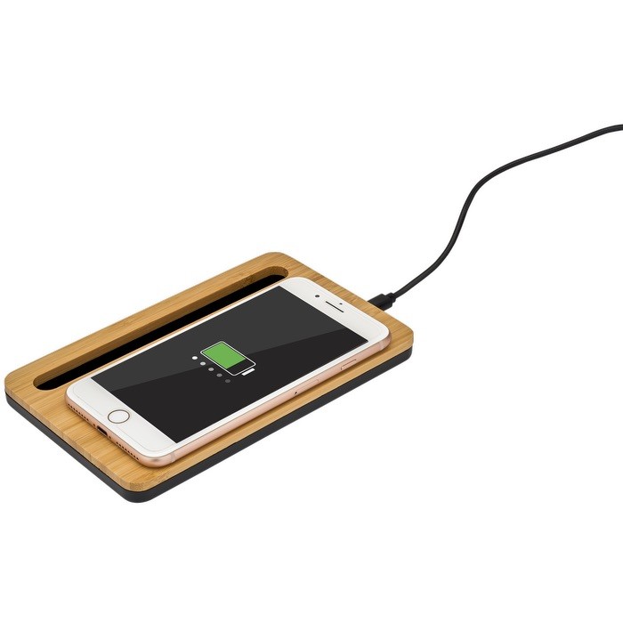 Picture of 5W Bamboo Desktop Wireless Charger