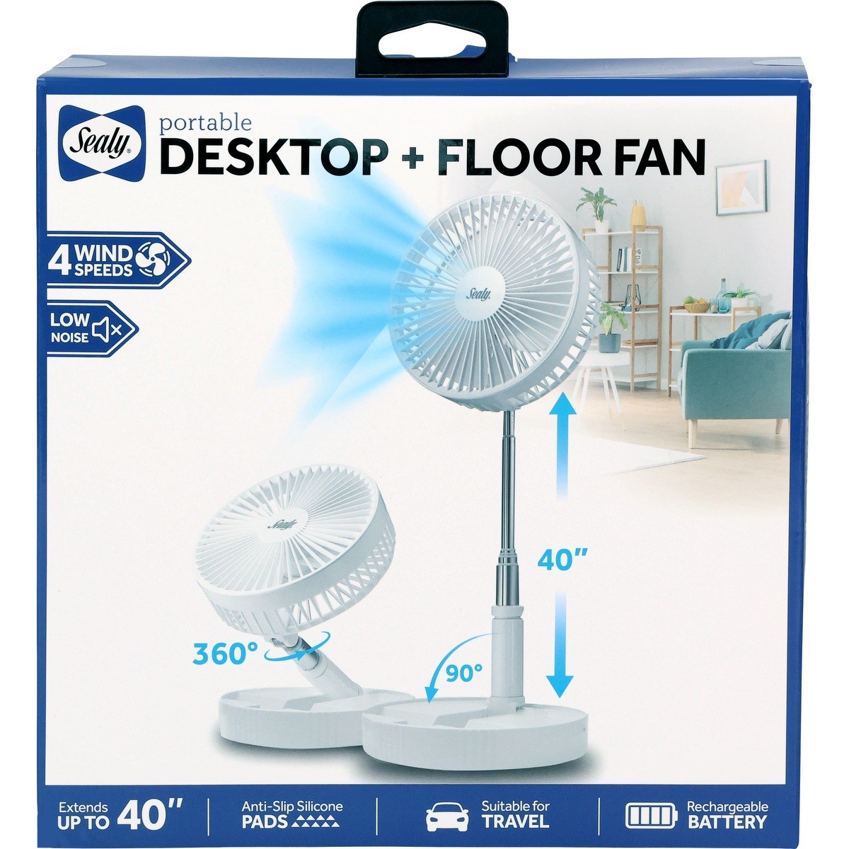 Picture of Sealy Adjustable Desktop/Floor Fan
