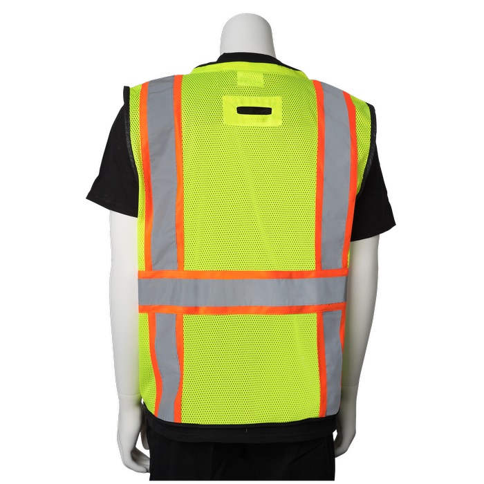 Picture of Two-Tone 11 Pocket Tech-Ready Mesh Surveyors Vest
