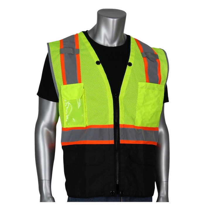 Picture of Two-Tone 11 Pocket Tech-Ready Mesh Surveyors Vest