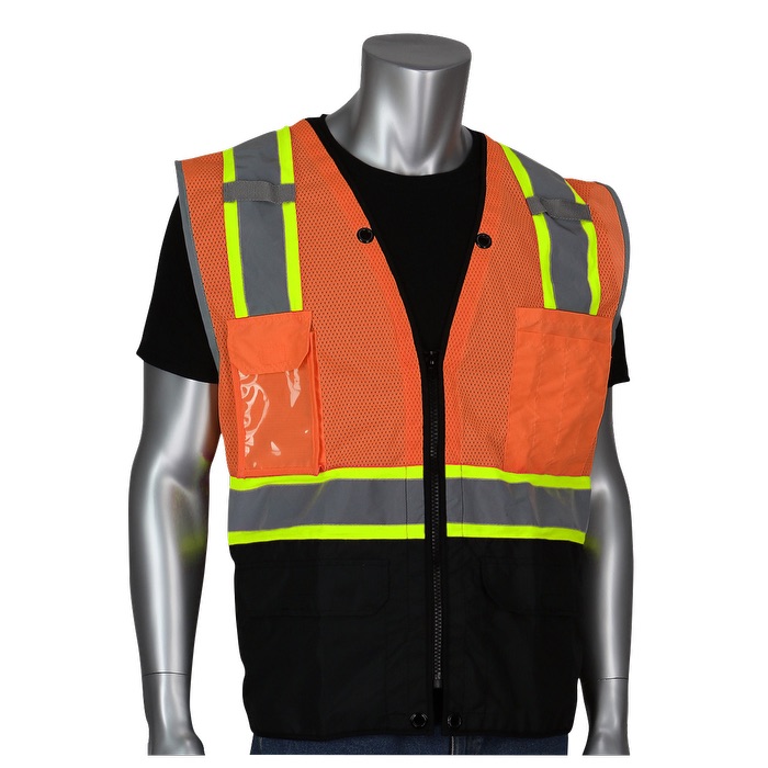 Picture of Two-Tone 11 Pocket Tech-Ready Mesh Surveyors Vest