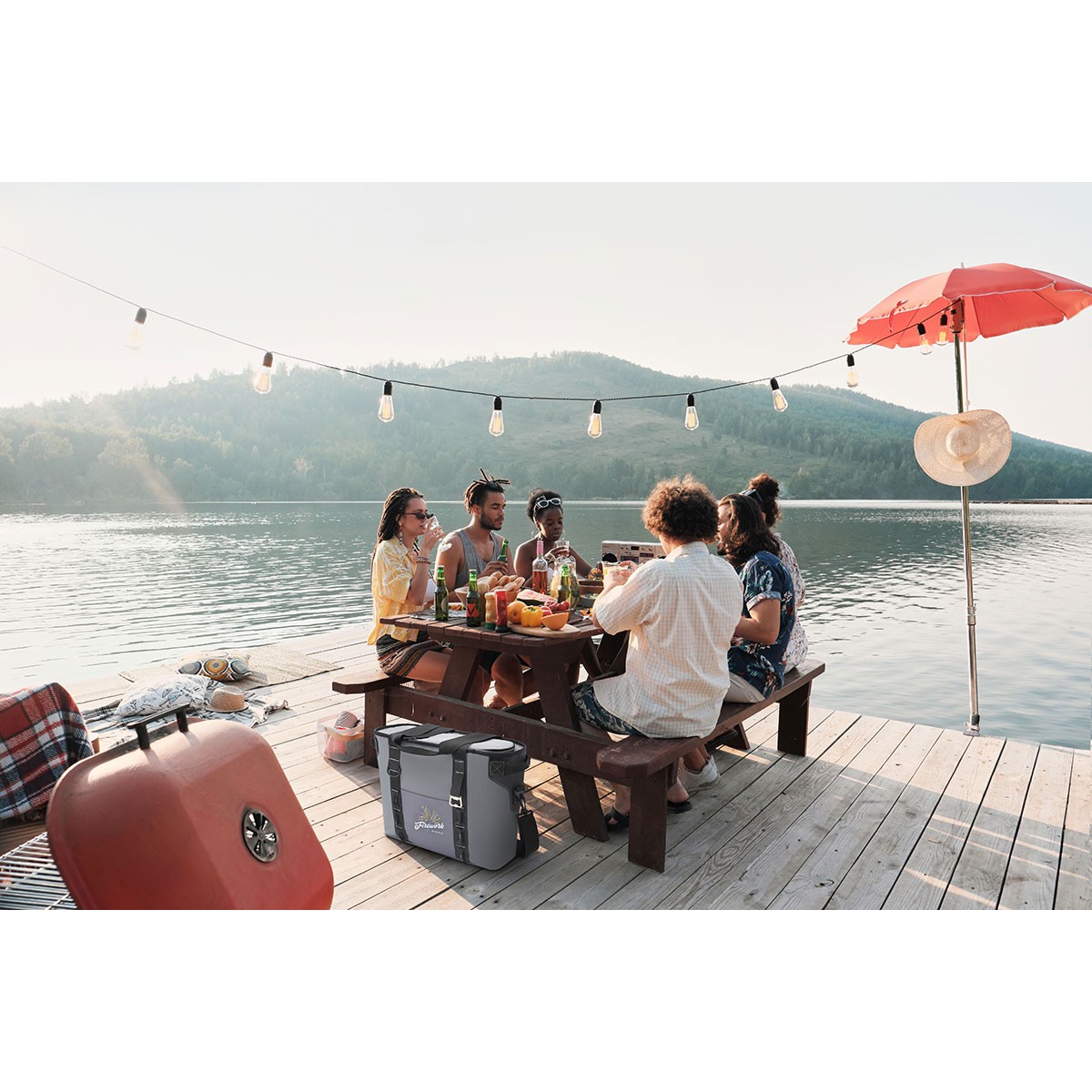 Picture of Urban Peak Waterproof 24 Can Hinge Asher Cooler