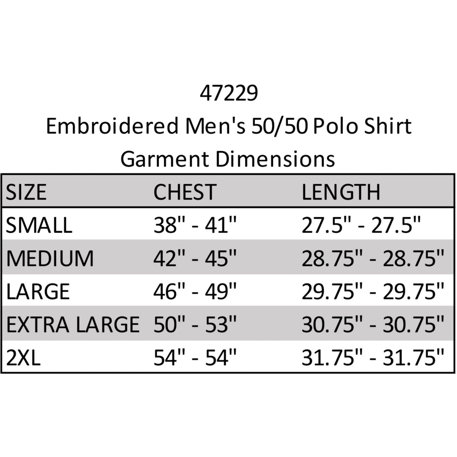 Picture of Embroidered Men's 50/50 Polo Shirt