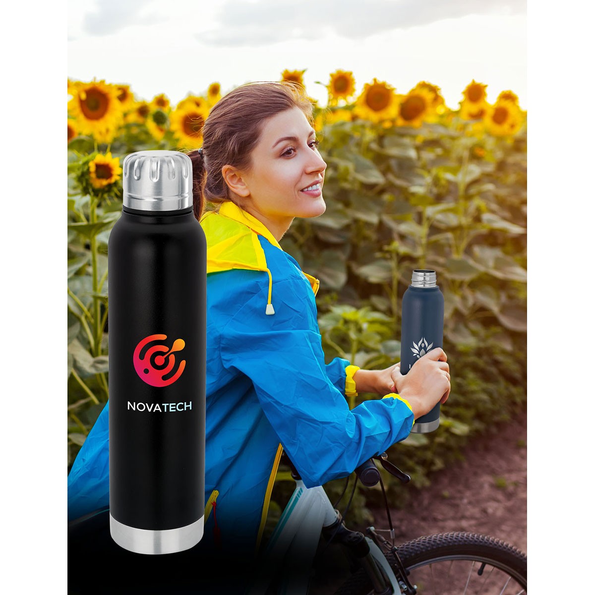 Picture of EarthTrendz 17 oz MOD Trail Vacuum Water Bottle