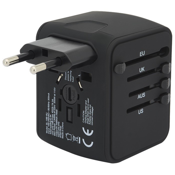 Picture of Universal Travel 4 USB Port Adapter