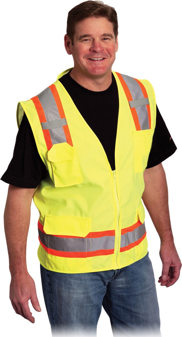 Picture of Two Tone 6 Pocket Surveyors Vest