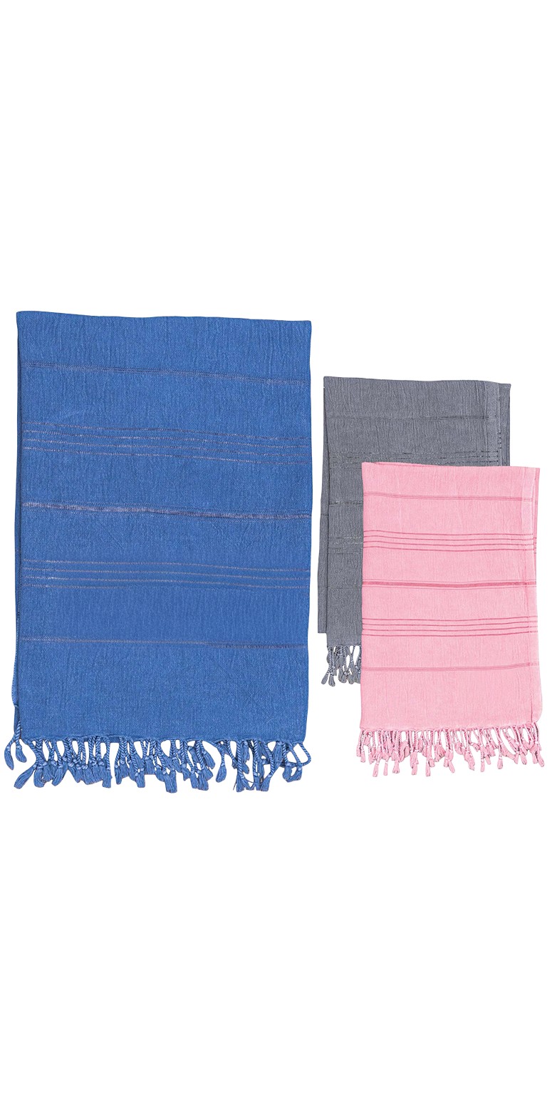 Picture of Stone Washed Demin Peshtemal Towel