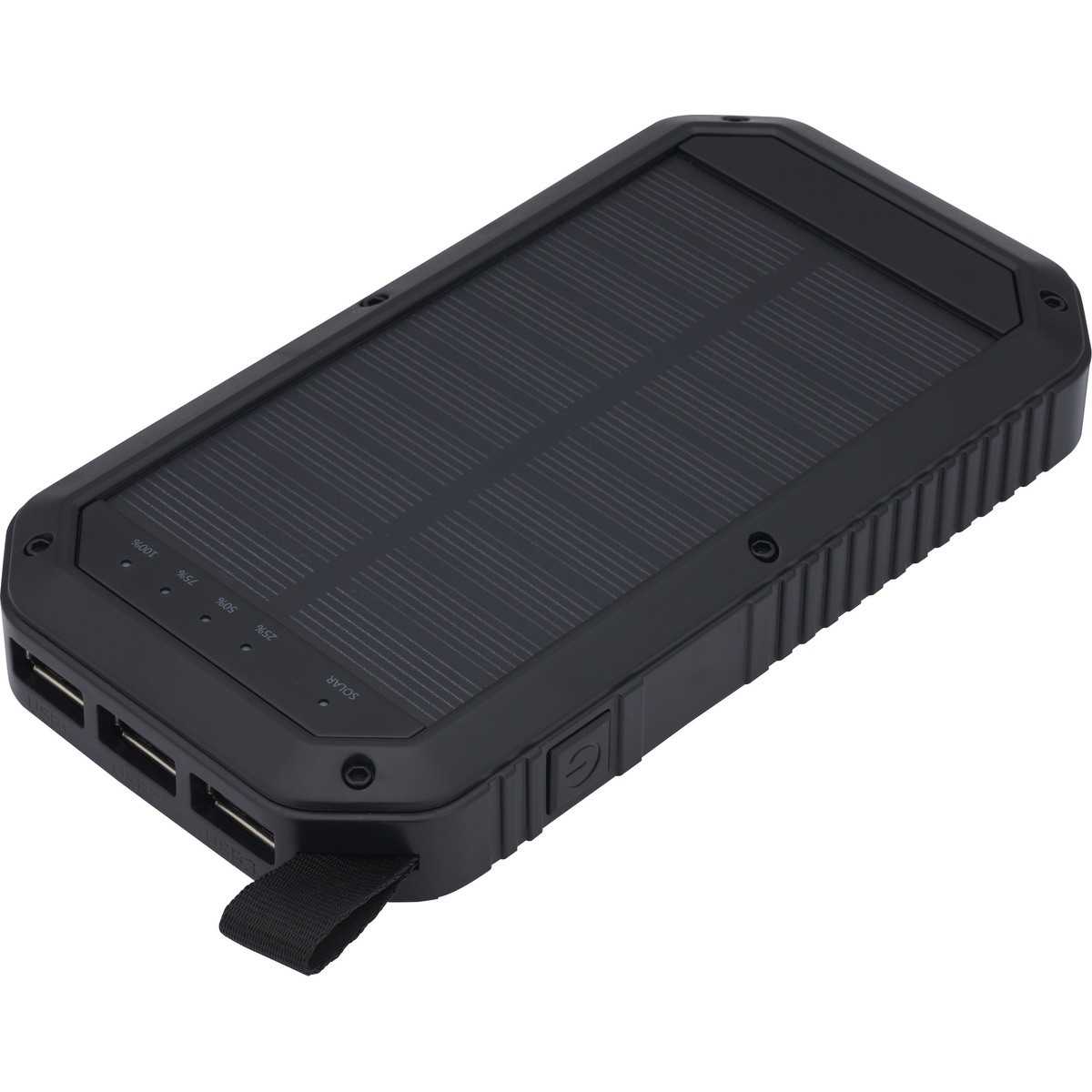 Picture of Trio Port Solar Charge LED Power Bank 8,000mAh