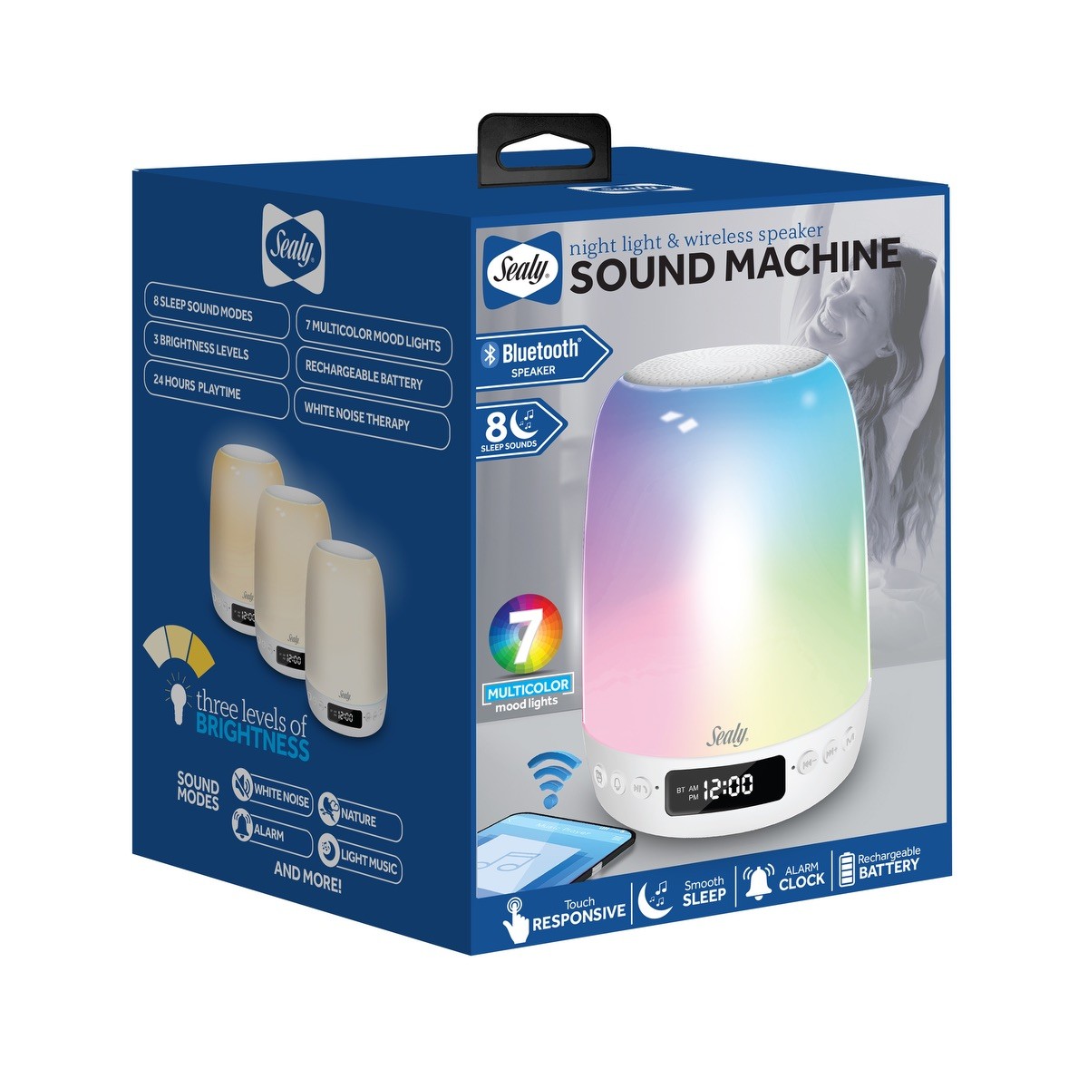 Picture of Sealy Night Light Wireless Speaker Sound Machine