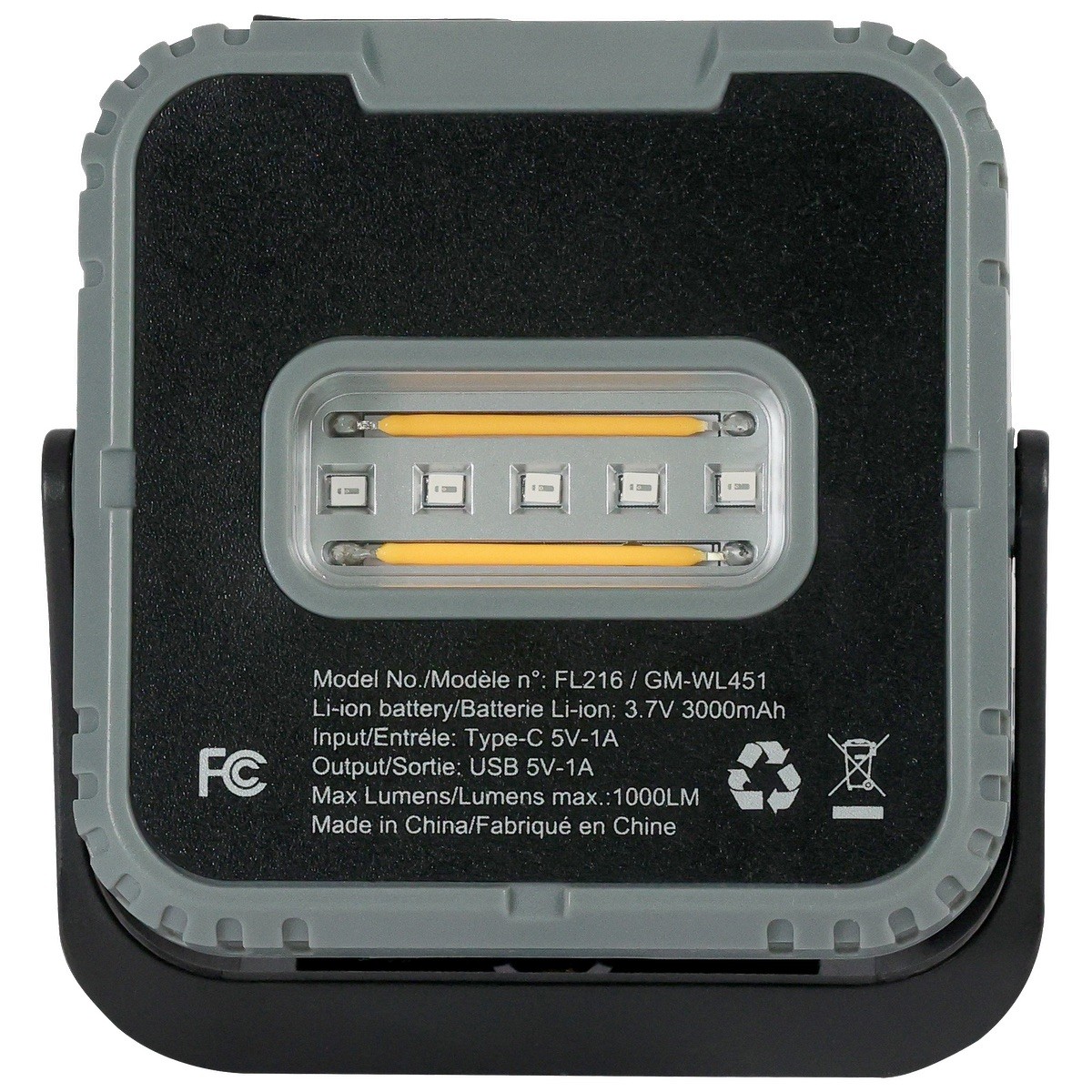 Picture of Rechargeable 10W COB/LED Trio Ready Worklight