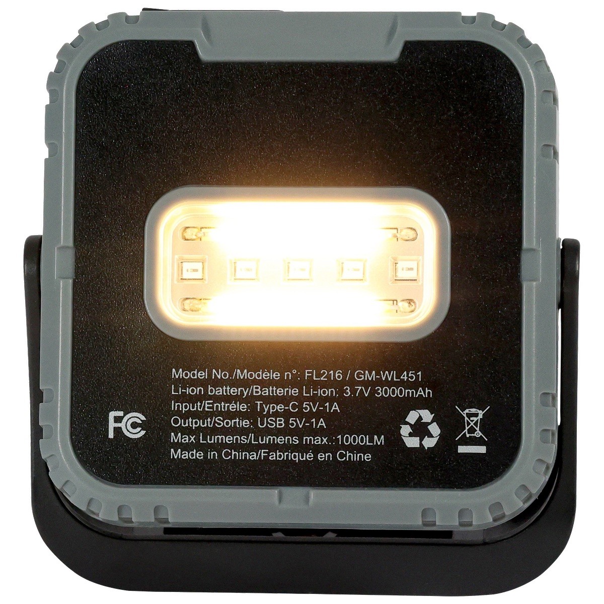 Picture of Rechargeable 10W COB/LED Trio Ready Worklight