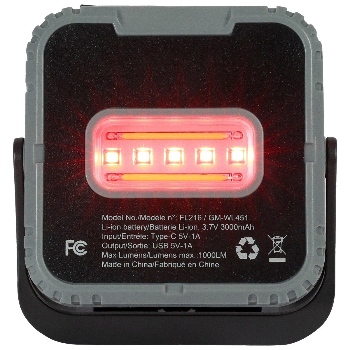 Picture of Rechargeable 10W COB/LED Trio Ready Worklight