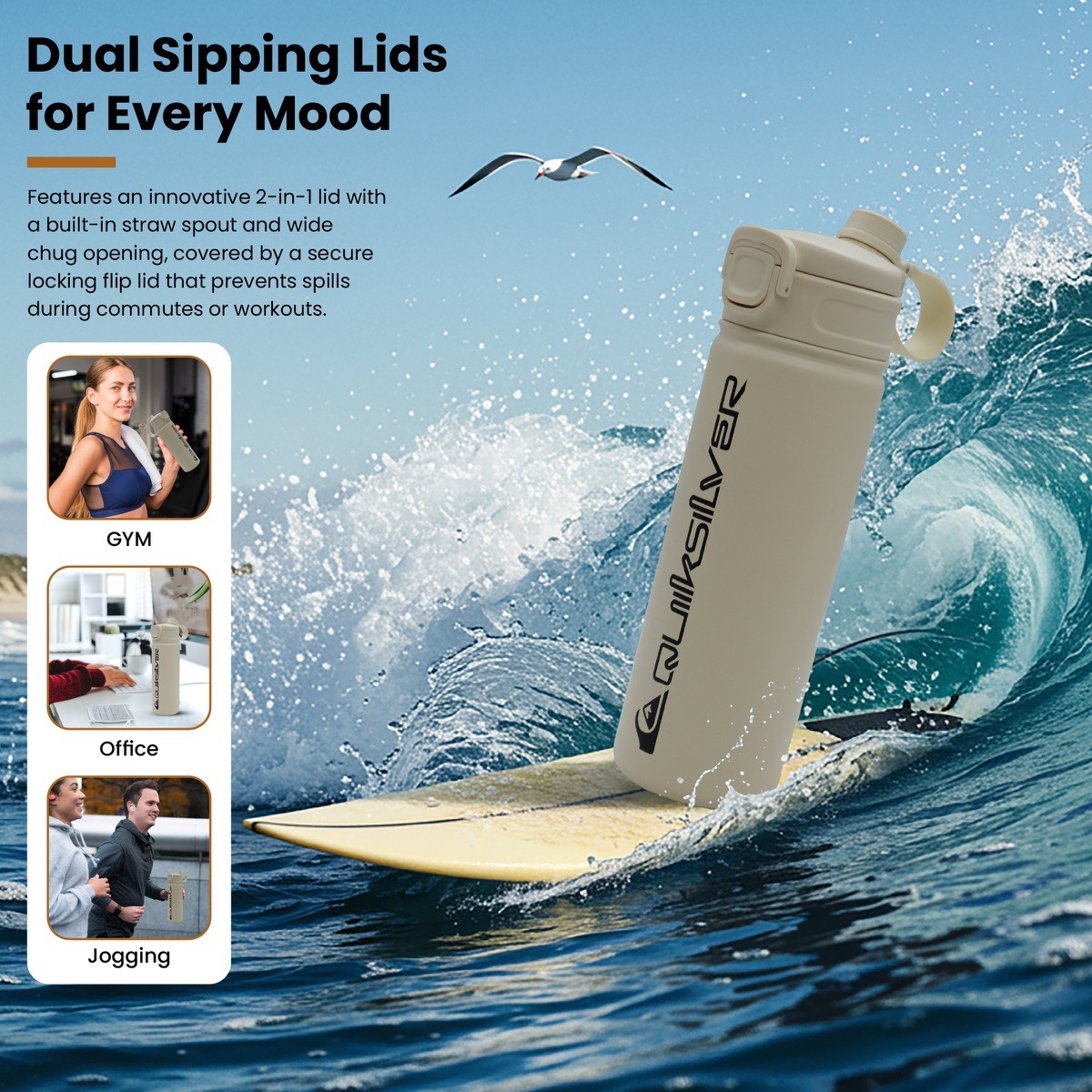 Picture of Quiksilver Laguna 32 oz Stainless Steel Tumbler