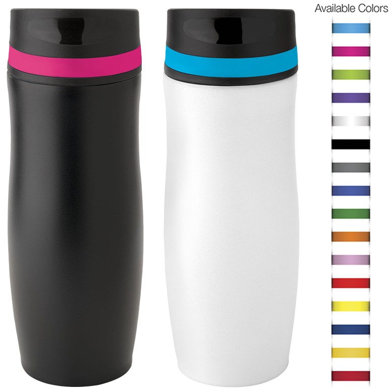 Picture of 14 oz Persona Wave Trail Vacuum Tumbler