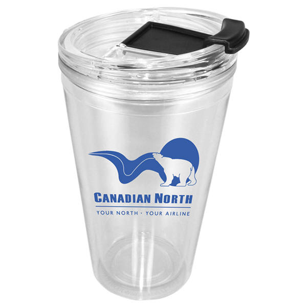 Picture of 16 Oz. Victory Acrylic Tumbler w/Flip Top Lid