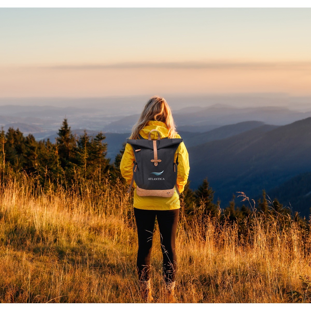 Picture of EarthTrendz rPET Rolltop Backpack