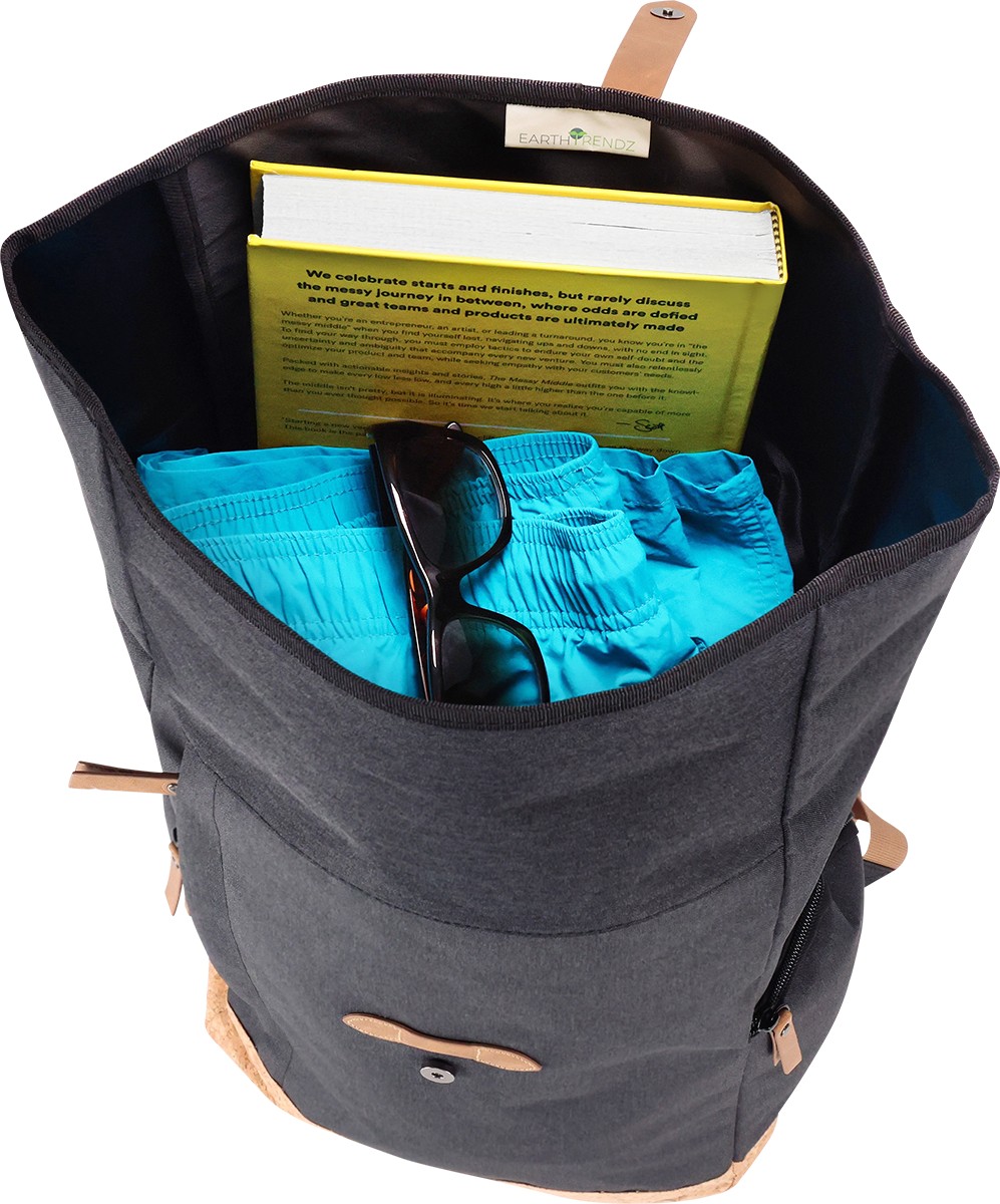 Picture of EarthTrendz rPET Rolltop Backpack