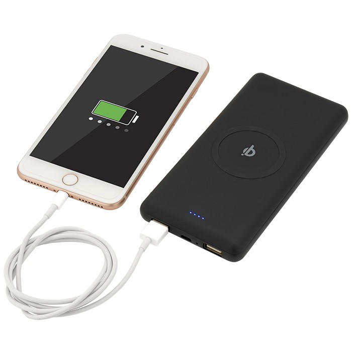 Picture of UL Certified Qi Ring Wireless Charger & Power Bank