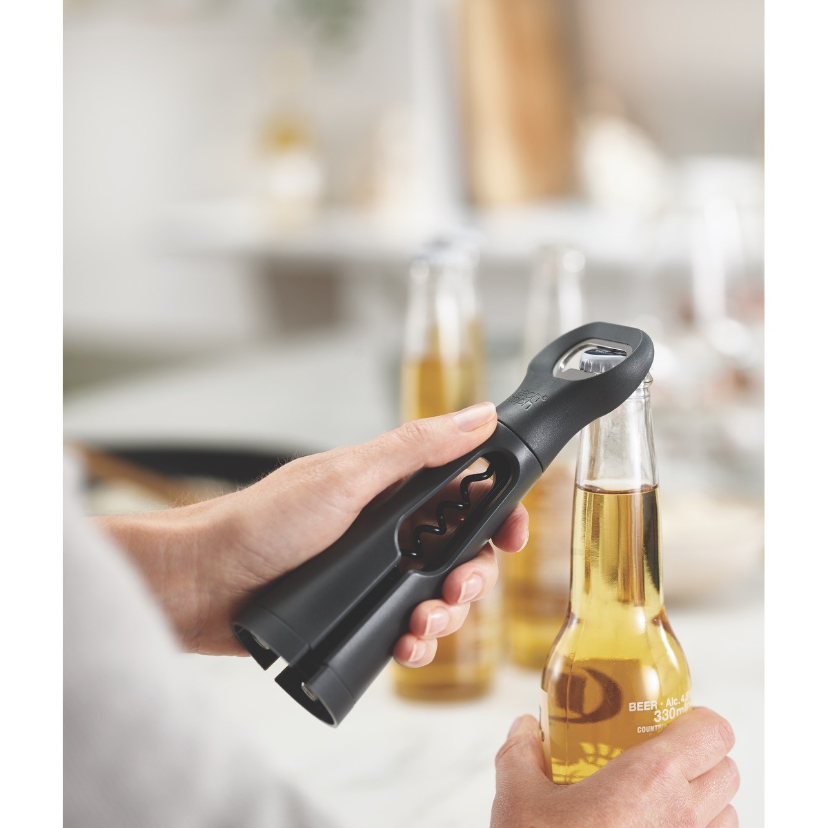 Picture of Joseph Joseph BarStar 3-in-1 Gray Corkscrew