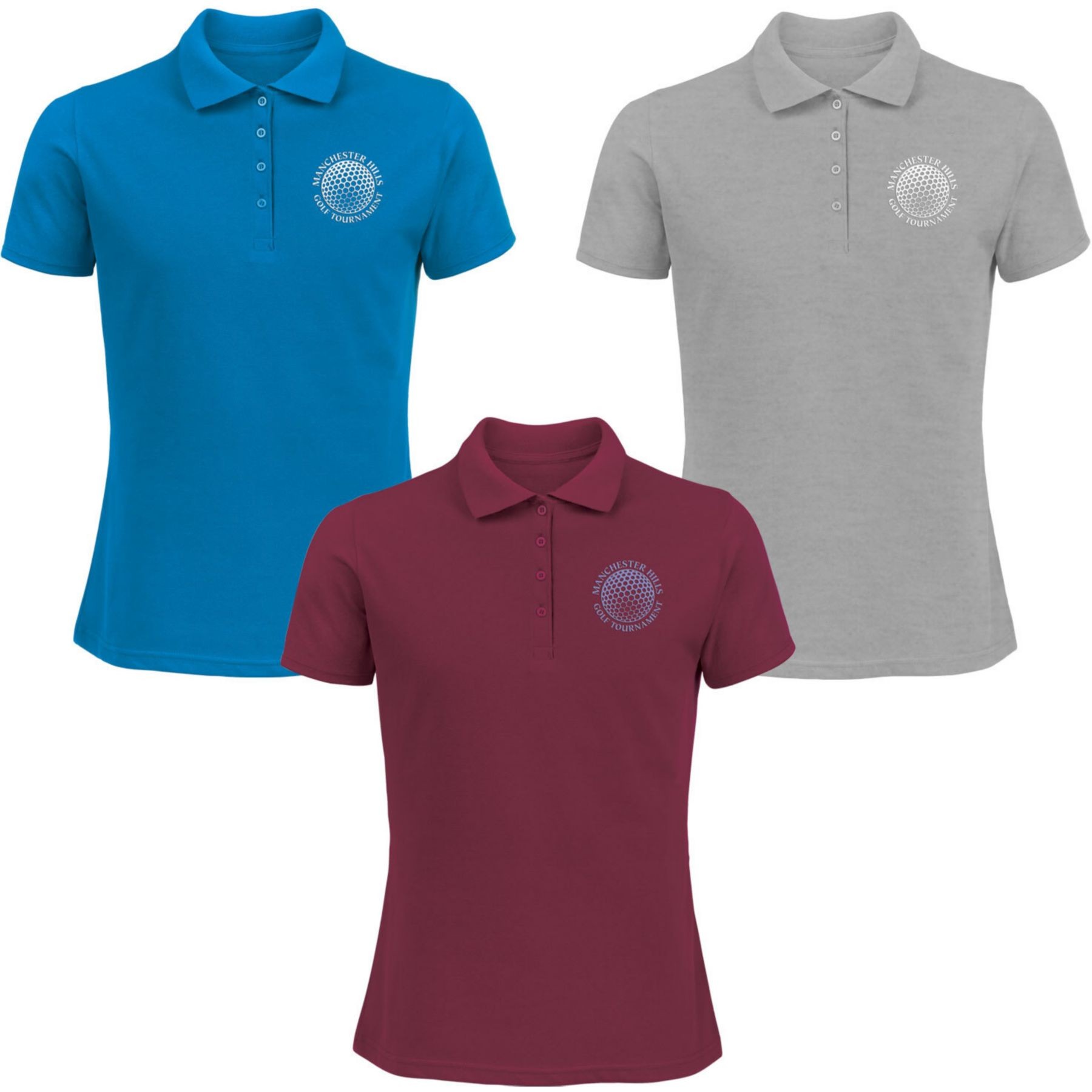 Picture of Embroidered Ladies 50/50 Polo Shirt