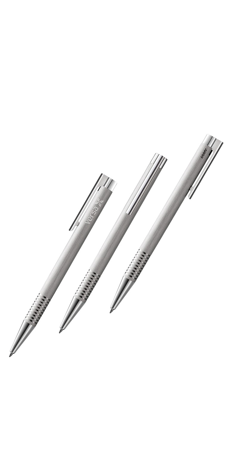 Picture of LAMY Logo Brushed Stainless Steel Ballpoint Pen