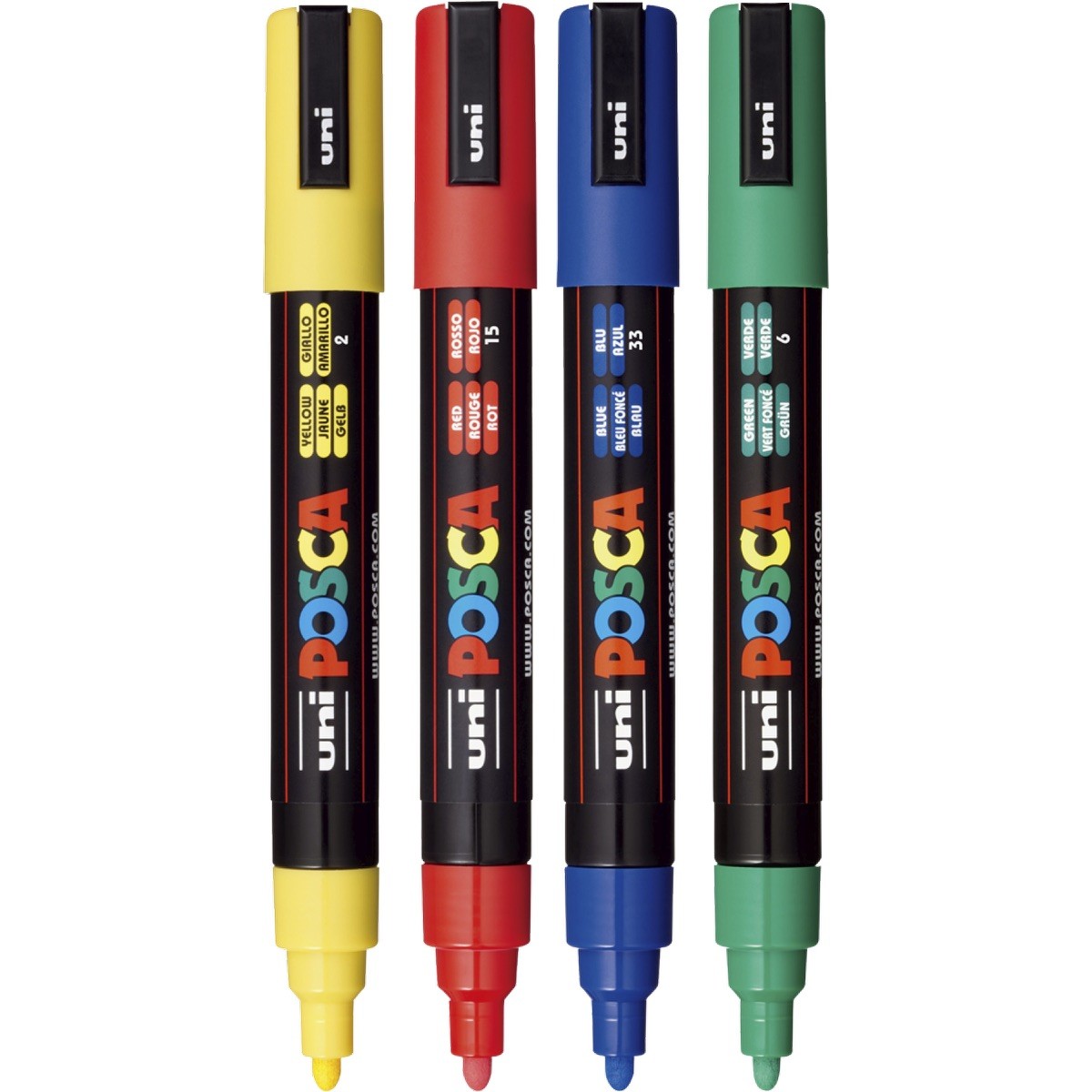 Picture of POSCA 4 Piece Standard Marker Set with Bag