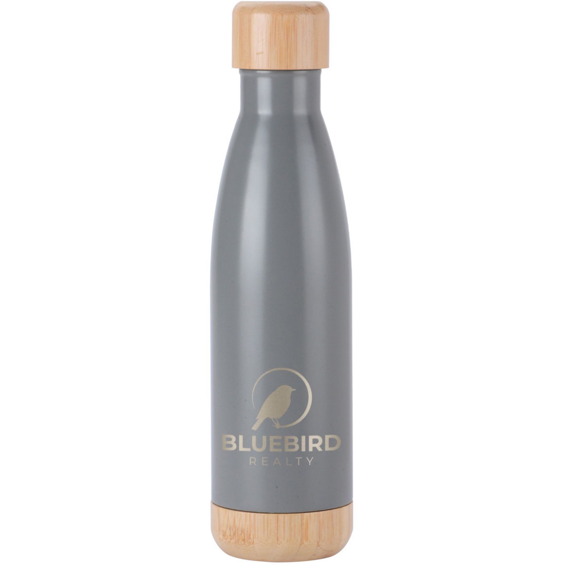 Picture of Voyager Bottle With Bamboo Base & Lid 17 Oz
