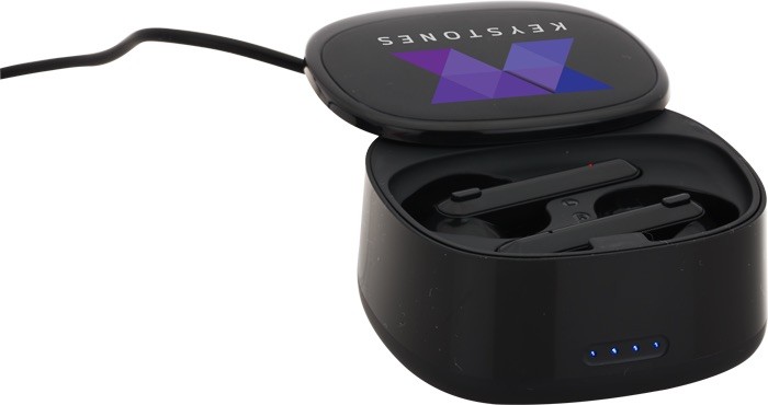 Picture of Swivel TWS Wireless Earbuds and Charger Case
