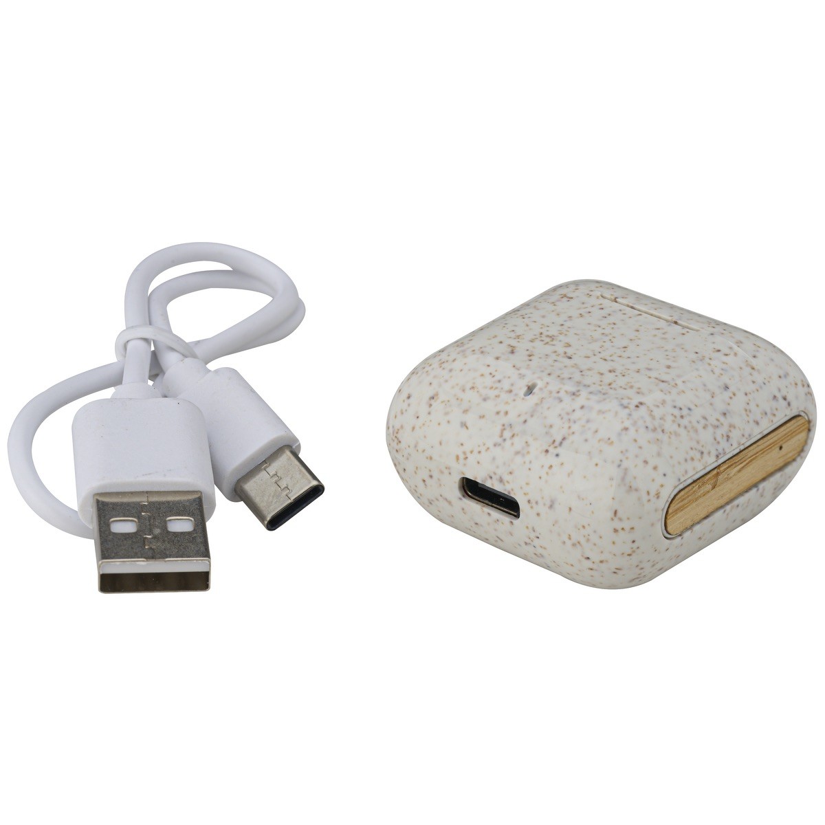 Picture of EarthTrendz Wheat Straw & Bamboo Earbuds & Case